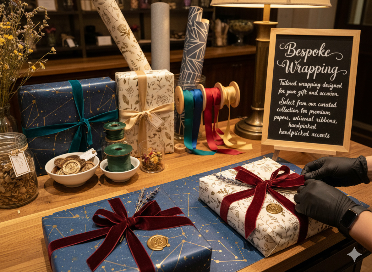 Custom gift wrapping service